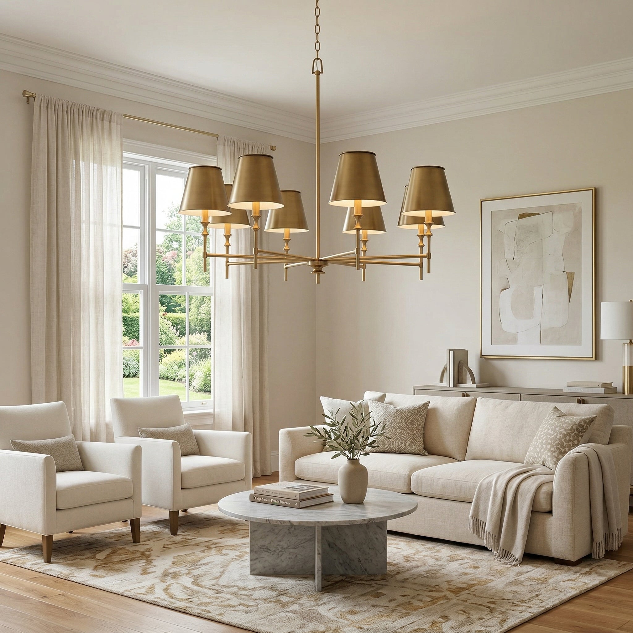 Oriiaine Branch Brass Chandelier