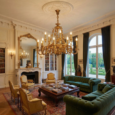 Oriuira Brass Chandelier