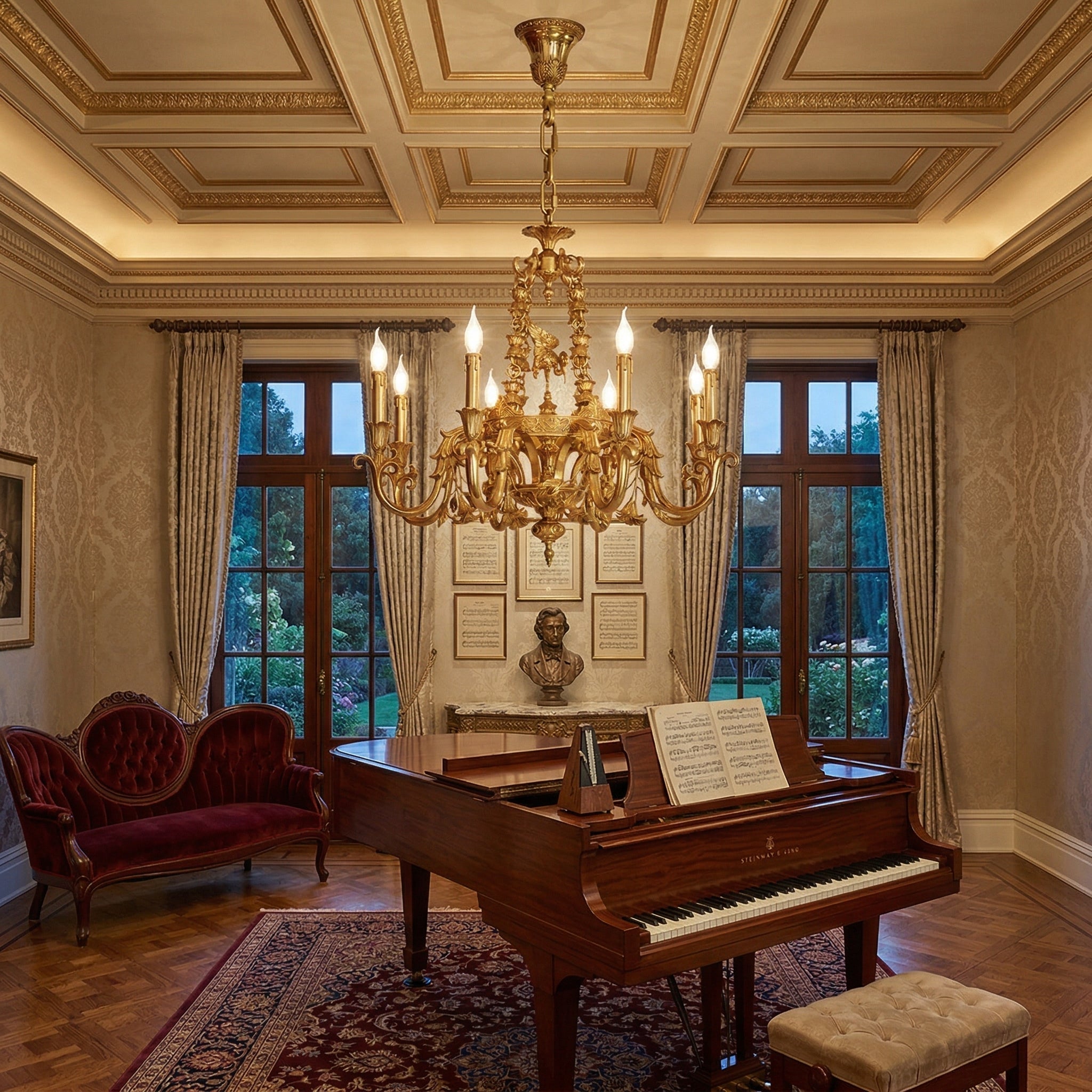 Oriuira Brass Chandelier
