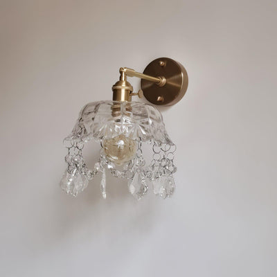 Baleno Postmodern Luxury French Tassel Crystal Wall Light