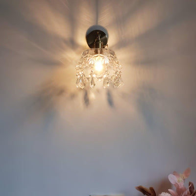 Baleno Postmodern Luxury French Tassel Crystal Wall Light