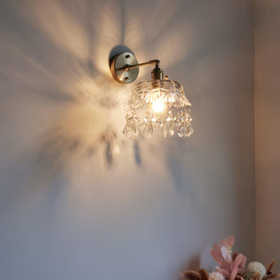 Baleno Postmodern Luxury French Tassel Crystal Wall Light