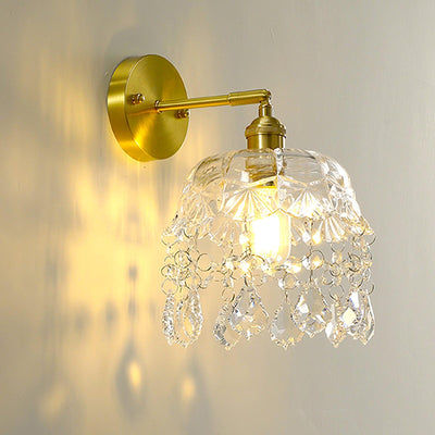 Baleno Postmodern Luxury French Tassel Crystal Wall Light