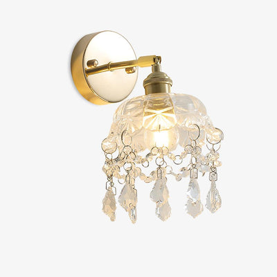 Baleno Postmodern Luxury French Tassel Crystal Wall Light