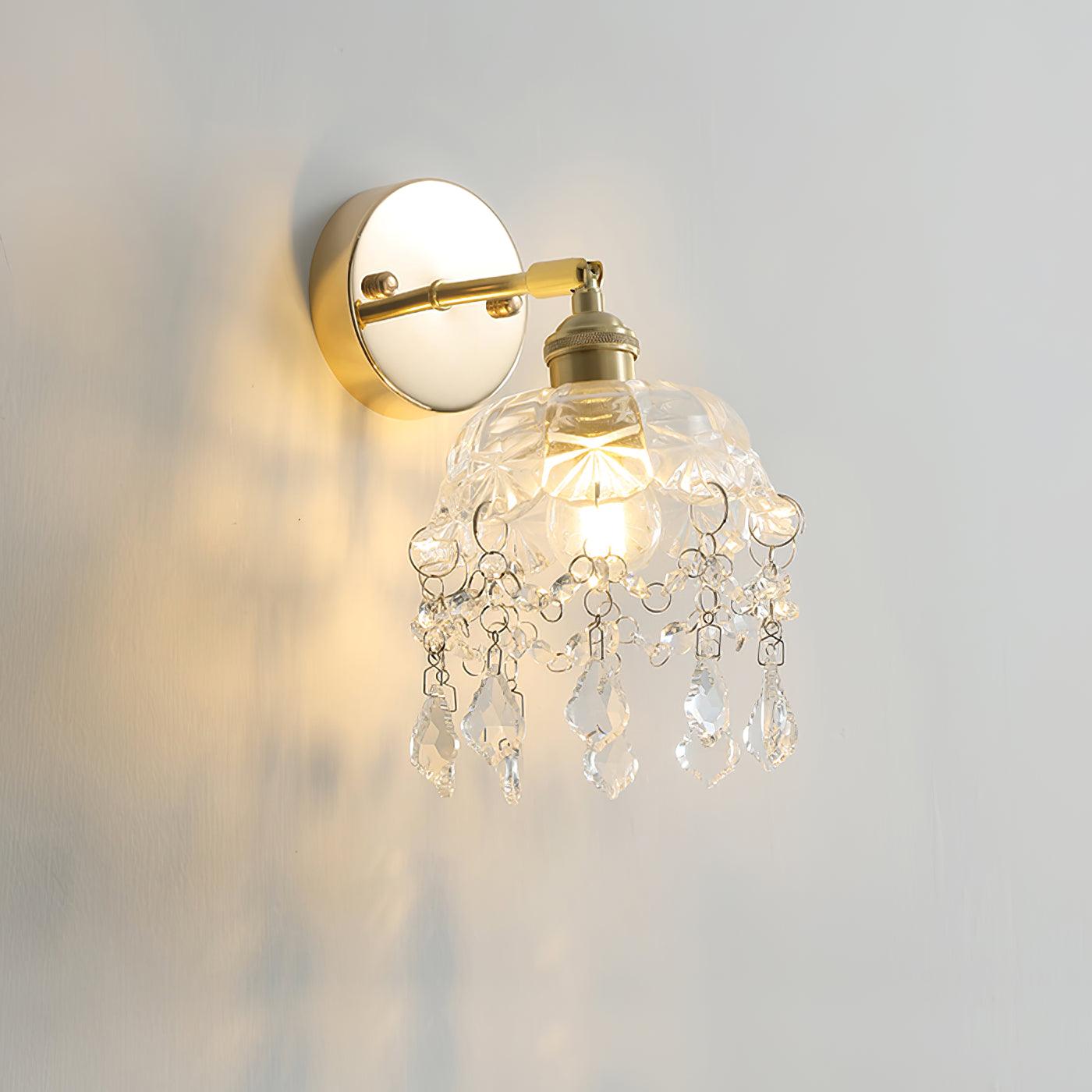 Baleno Postmodern Luxury French Tassel Crystal Wall Light