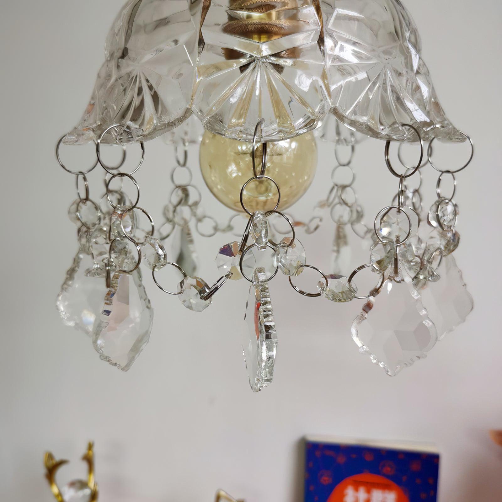 Baleno Postmodern Luxury French Tassel Crystal Wall Light