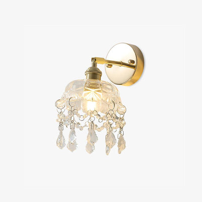 Baleno Postmodern Luxury French Tassel Crystal Wall Light