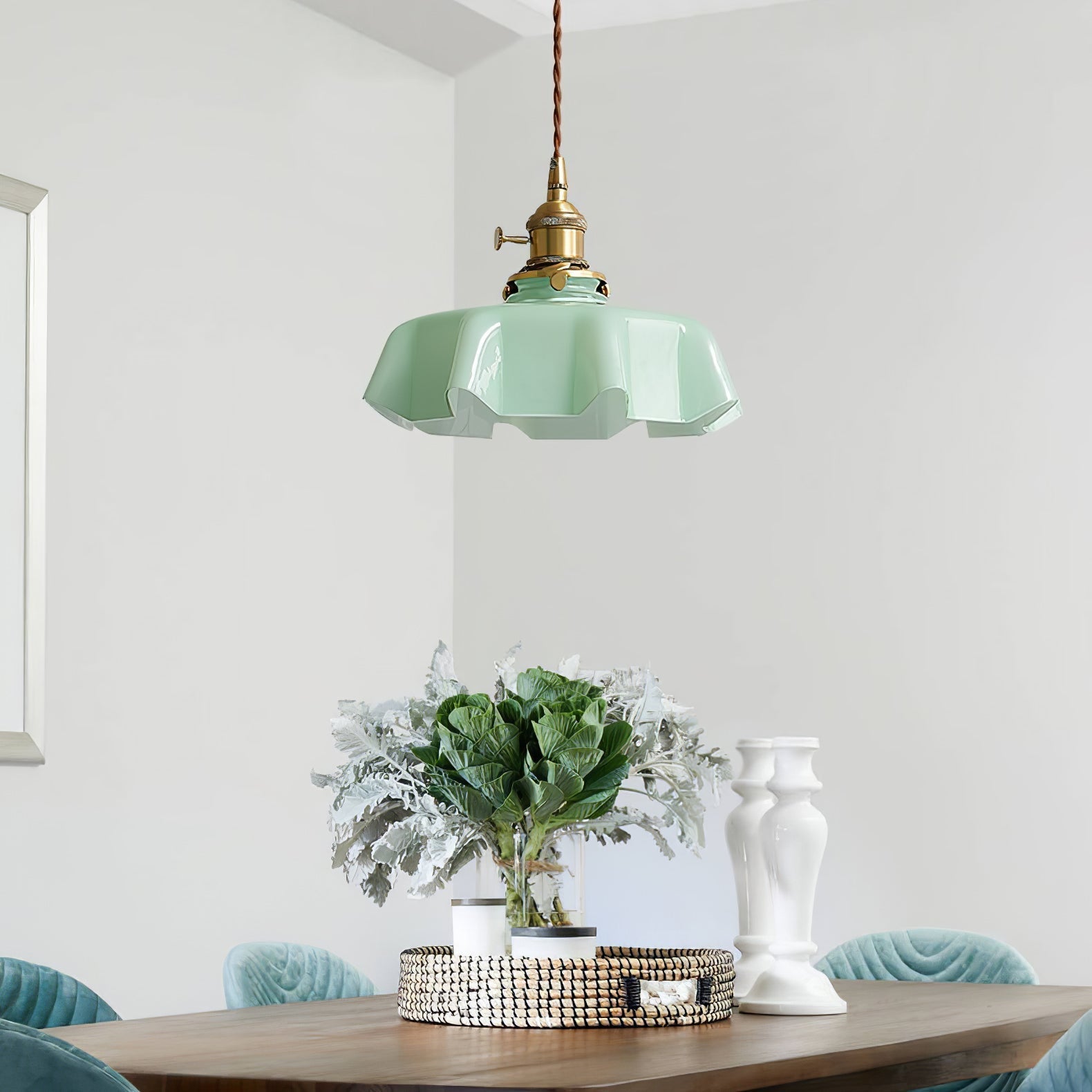 Liorivora Pendant Light French Flower for Dining Room