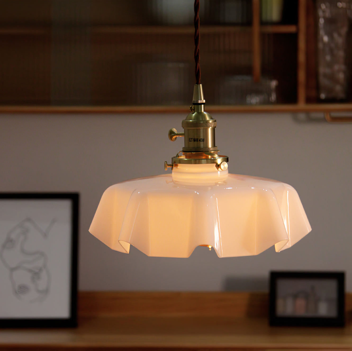 Liorivora Pendant Light French Flower for Dining Room