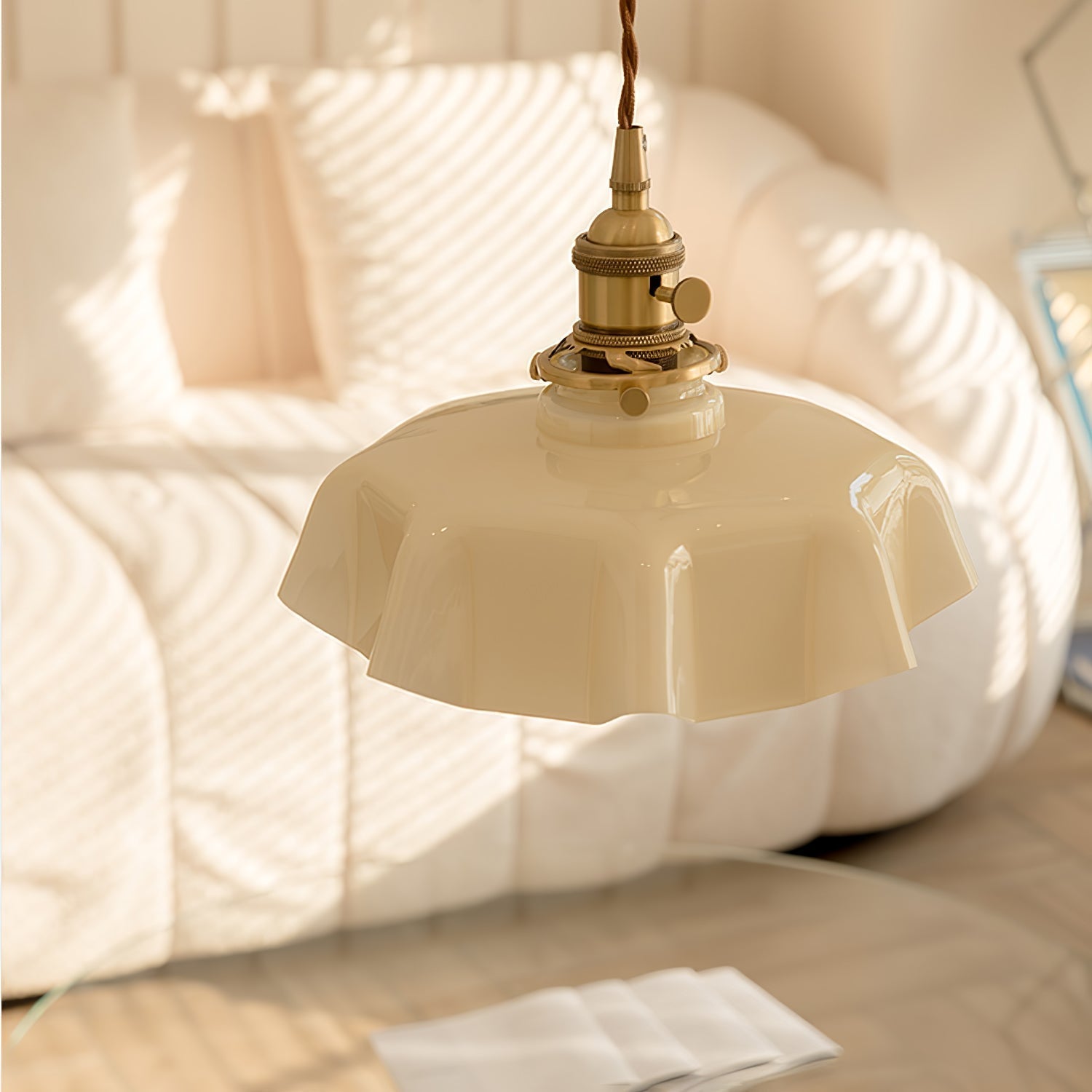 Liorivora Pendant Light French Flower for Dining Room