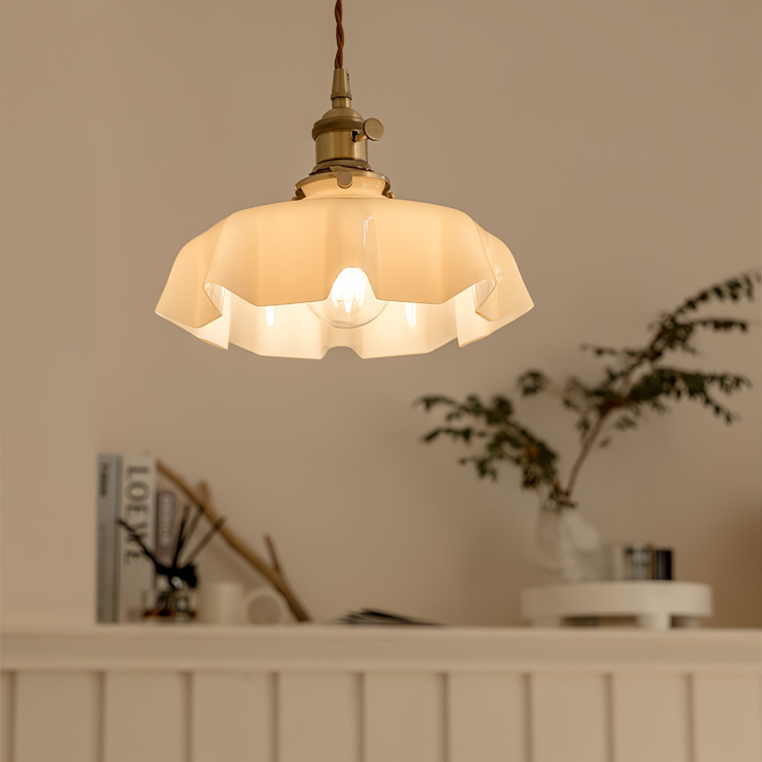 Liorivora Pendant Light French Flower for Dining Room