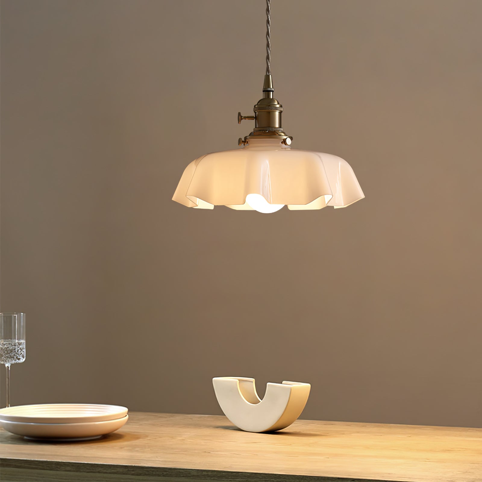 Liorivora Pendant Light French Flower for Dining Room