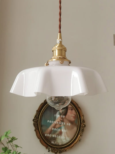 Lustra Pendant Light French Flower for Dining Room - Neutral Decor
