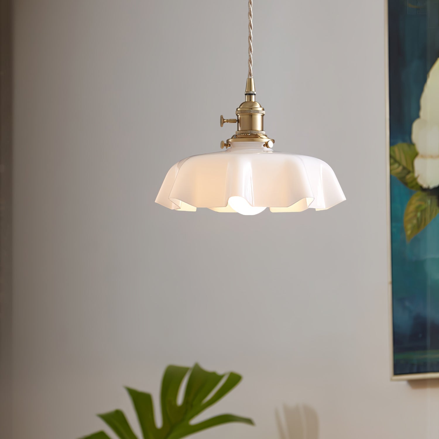 Liorivora Pendant Light French Flower for Dining Room