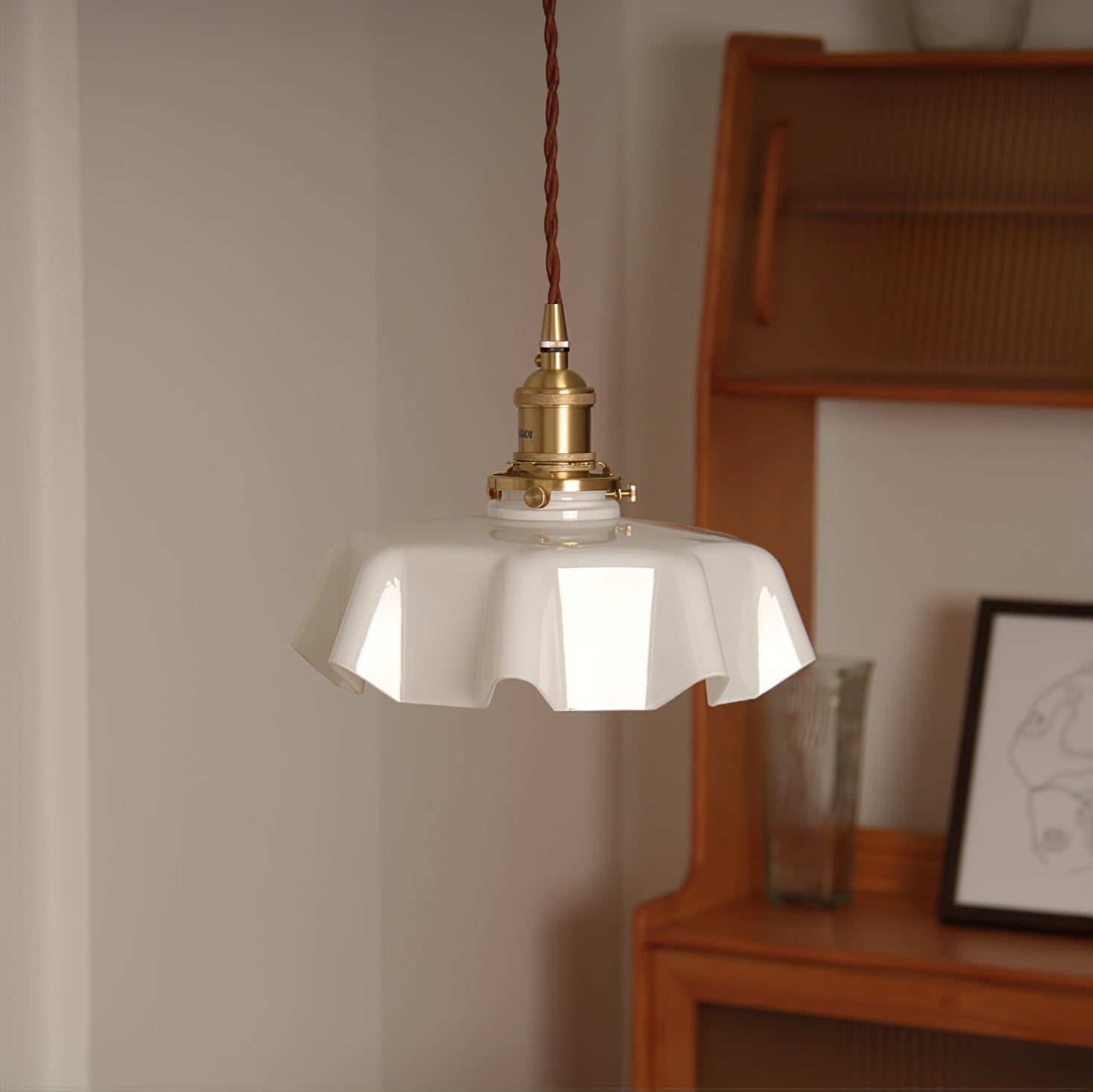 Liorivora Pendant Light French Flower for Dining Room
