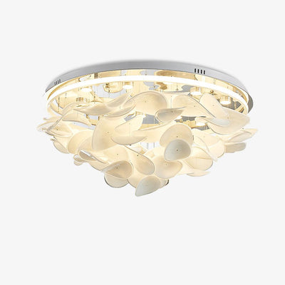 Viraalian French Floral Petal Ceiling Lamp for Modern Homes
