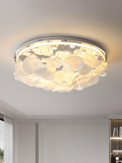 Viraalian French Floral Petal Ceiling Lamp for Modern Homes