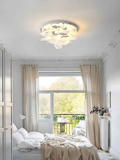 Viraalian French Floral Petal Ceiling Lamp for Modern Homes