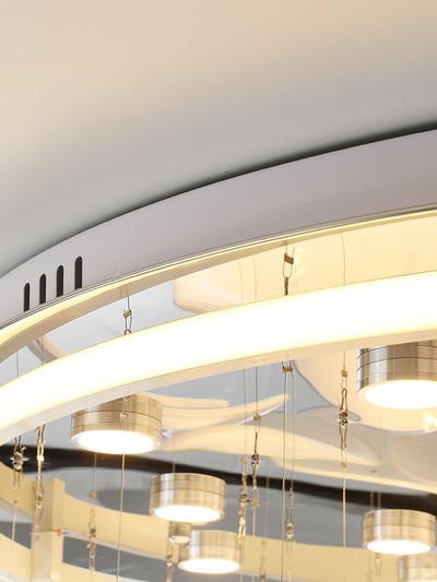 Viraalian French Floral Petal Ceiling Lamp for Modern Homes