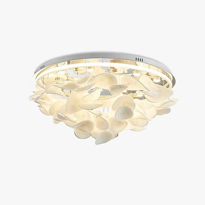 Viraalian French Floral Petal Ceiling Lamp for Modern Homes