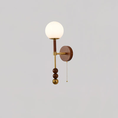 Hilda Roma Elegance Wood Sconce Wall lamp - Neutral Decor