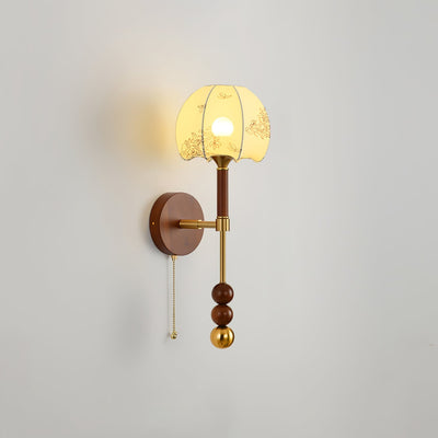 Hilda Roma Elegance Wood Sconce Wall lamp - Neutral Decor