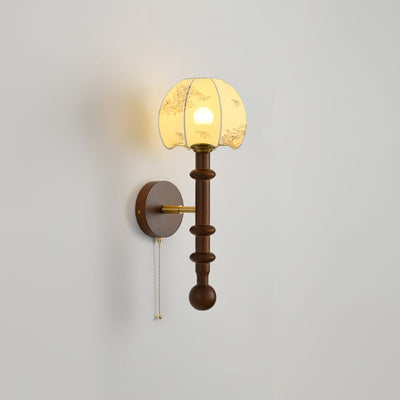 Hilda Roma Elegance Wood Sconce Wall lamp - Neutral Decor