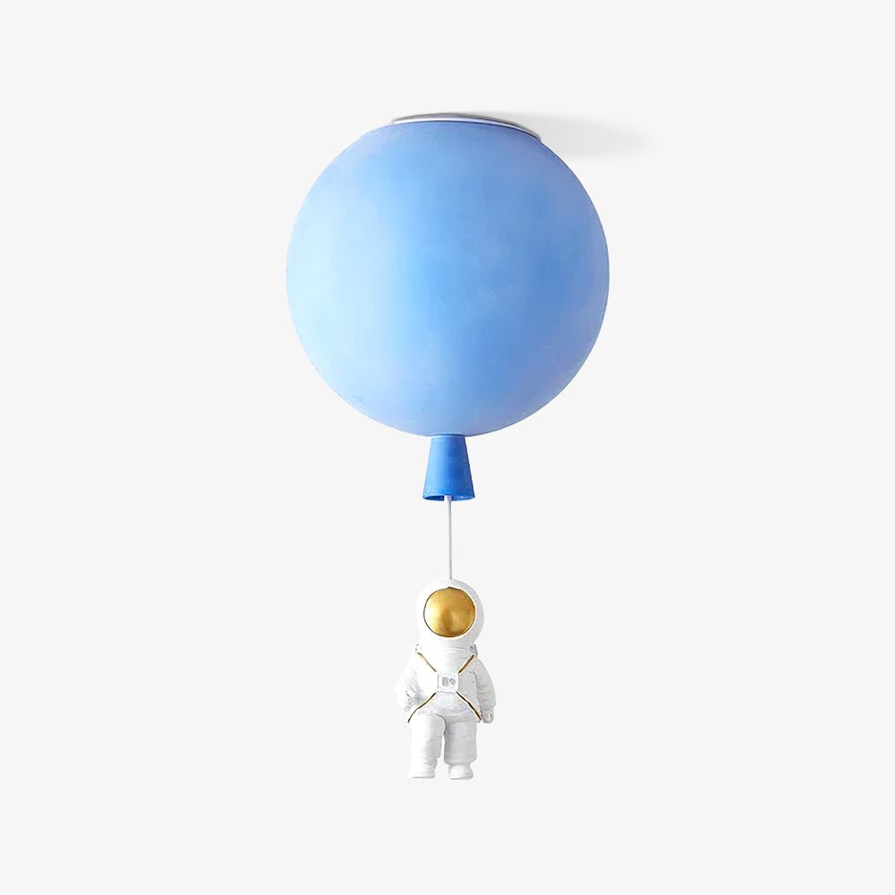 Nirerira Ceiling Light Acrylic Balloon Astronaut Playful Kids Room