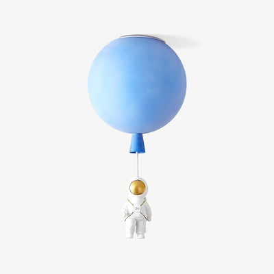 Nirerira Ceiling Light Acrylic Balloon Astronaut Playful Kids Room