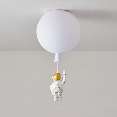 Nirerira Ceiling Light Acrylic Balloon Astronaut Playful Kids Room