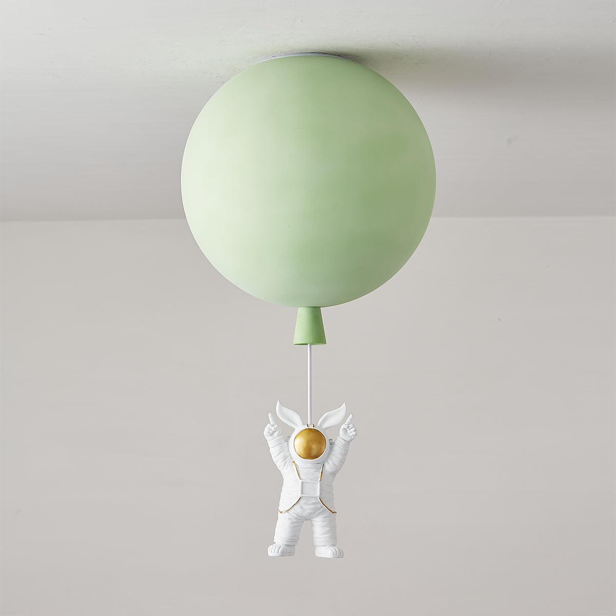 Nirerira Ceiling Light Acrylic Balloon Astronaut Playful Kids Room