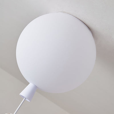 Nirerira Ceiling Light Acrylic Balloon Astronaut Playful Kids Room