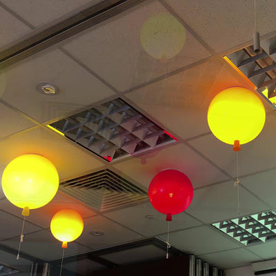 Nirerira Ceiling Light Acrylic Balloon Astronaut Playful Kids Room