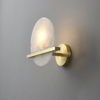 Avemis Sphere Alabaster Wall Light