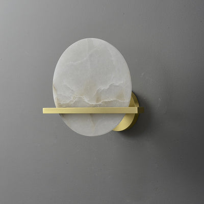 Avemis Sphere Alabaster Wall Light