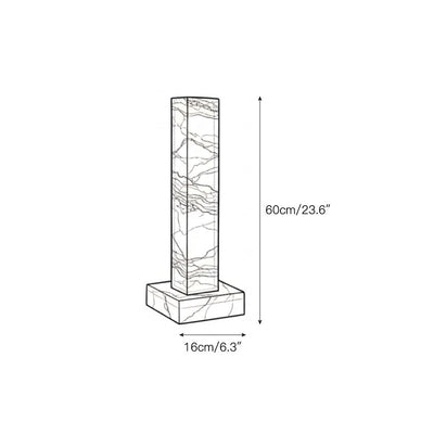 Frozen Alabaster Floor Lamp