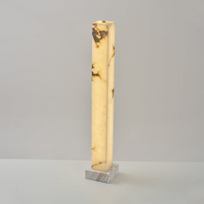 Frozen Alabaster Floor Lamp