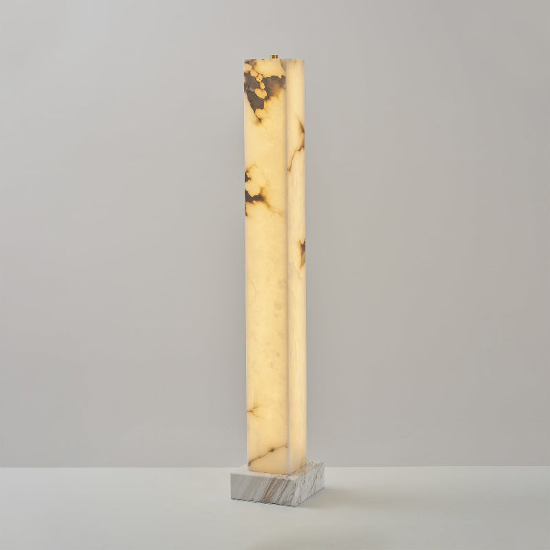 Frozen Alabaster Floor Lamp