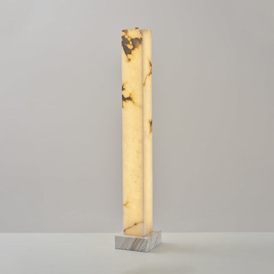 Frozen Alabaster Floor Lamp
