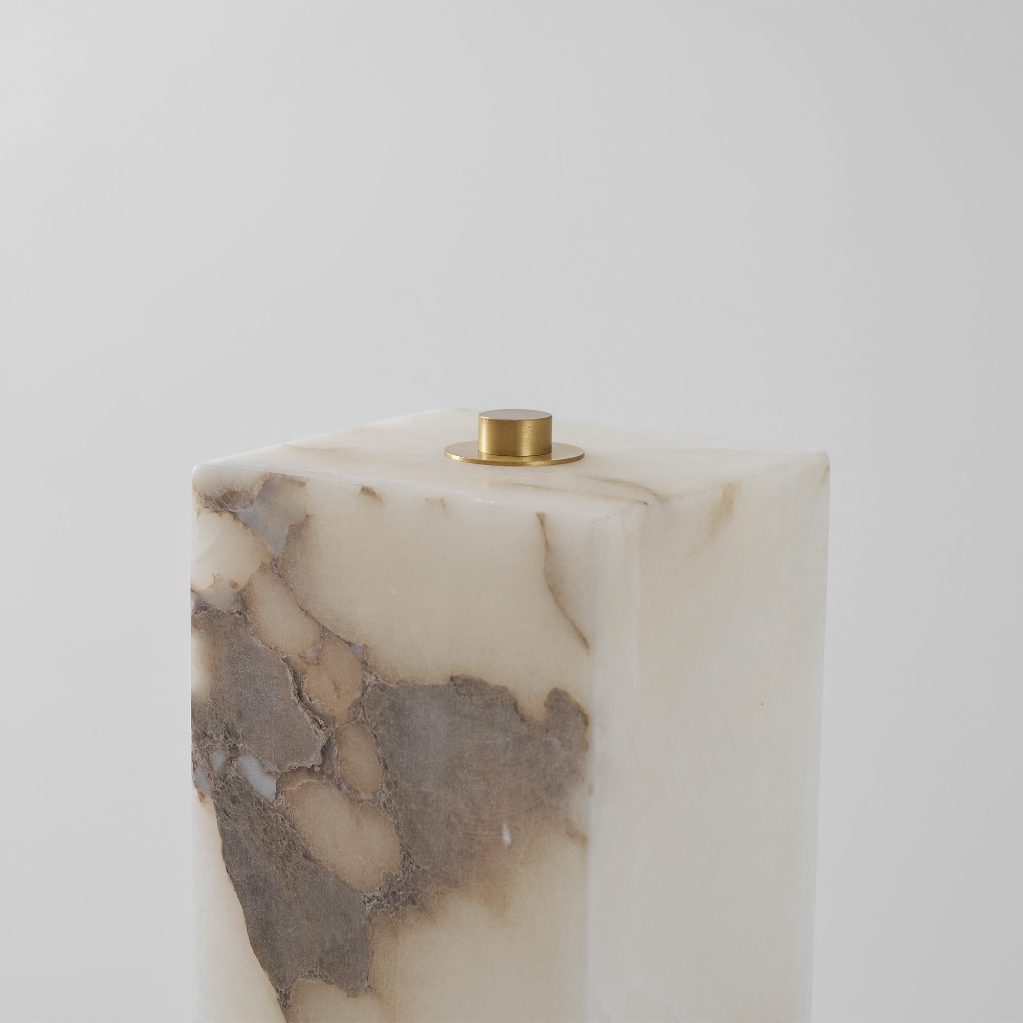 Frozen Alabaster Floor Lamp