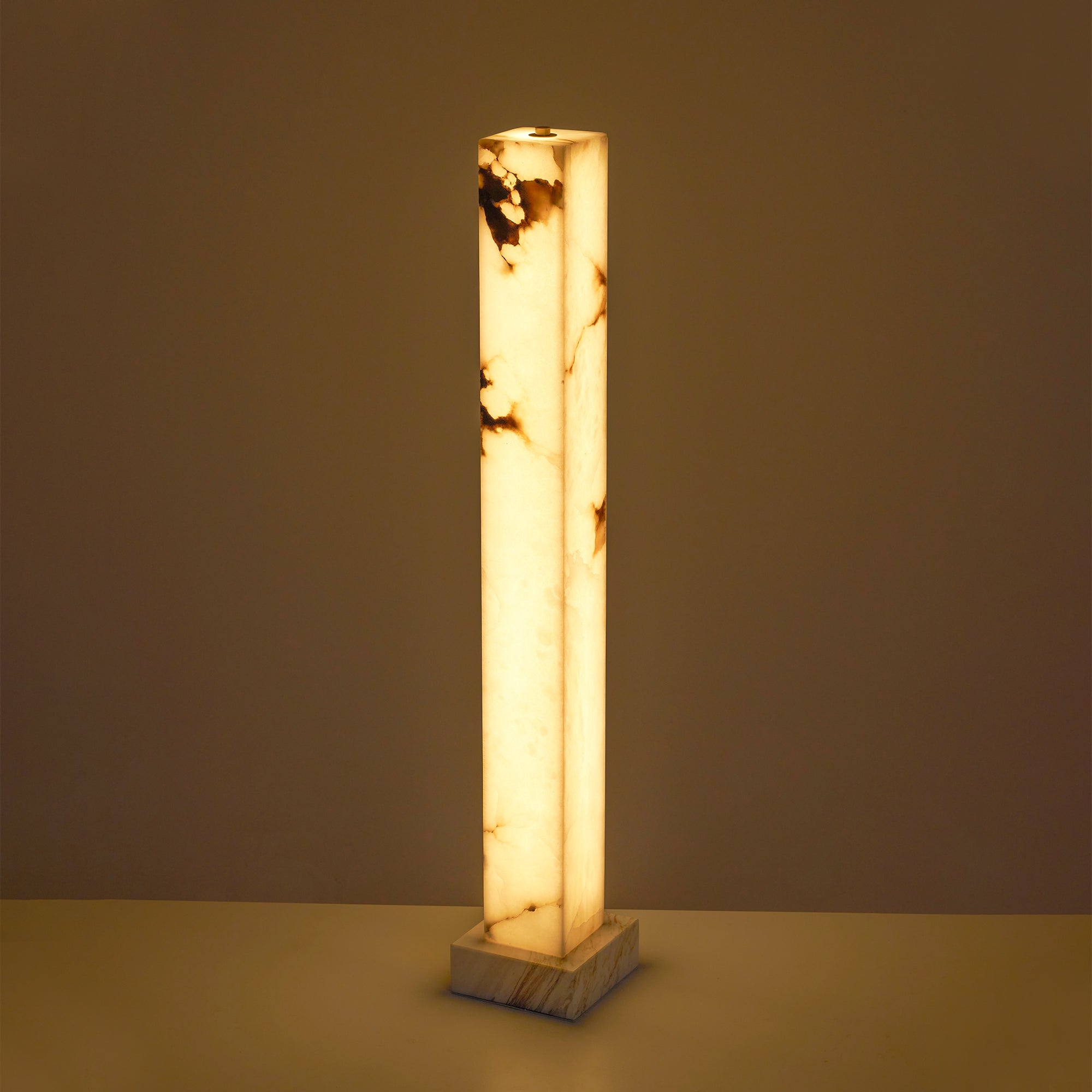 Frozen Alabaster Floor Lamp