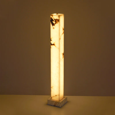 Frozen Alabaster Floor Lamp