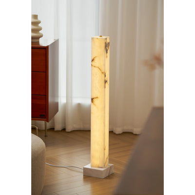 Frozen Alabaster Floor Lamp