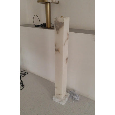 Frozen Alabaster Floor Lamp