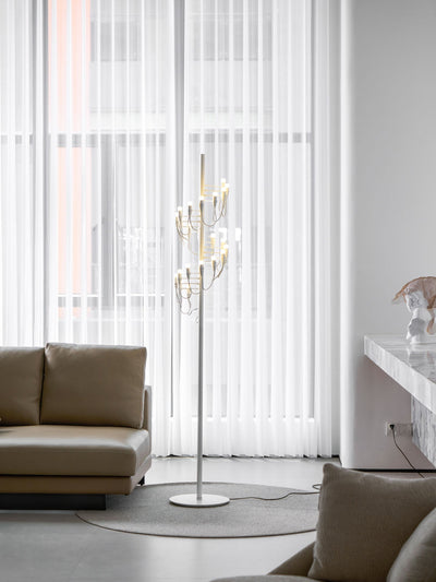 Olliryra Sculptural Steel Floor Lamp
