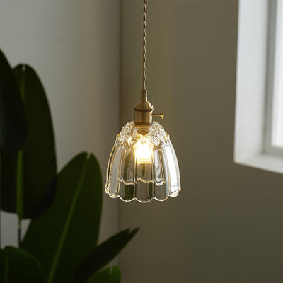 Nerithce Brass & Glass Luxurious Pendant Light