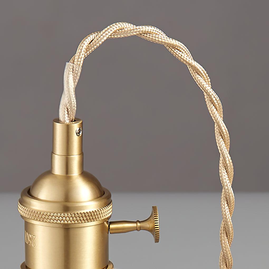 Nerithce Brass & Glass Luxurious Pendant Light