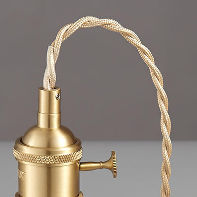 Nerithce Brass & Glass Luxurious Pendant Light