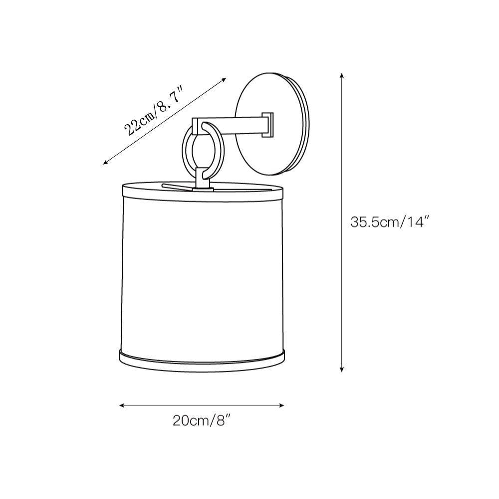 Dovercrest Circle Indoor Wall Light