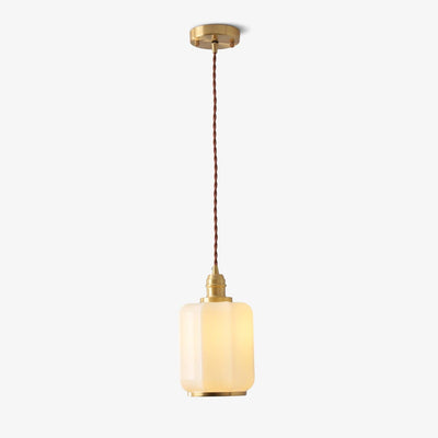 Lume Brass Vintage Pendant Light - Neutral Decor
